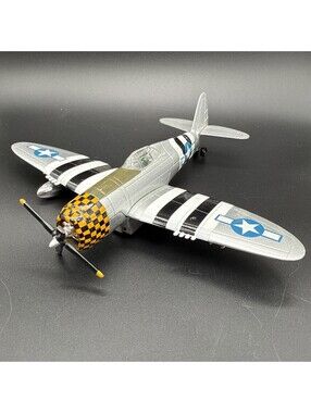 Wow Toyz P-47 Thunderbolt 1:48 Diecast Plastic Model Aircraft Toy - Multi-Color,